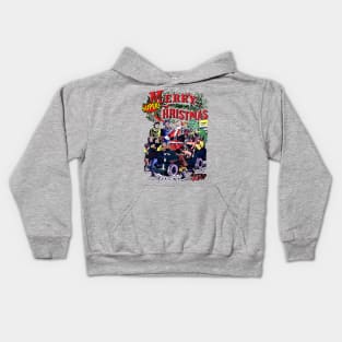 Merry Christmas Retro Style Kids Hoodie